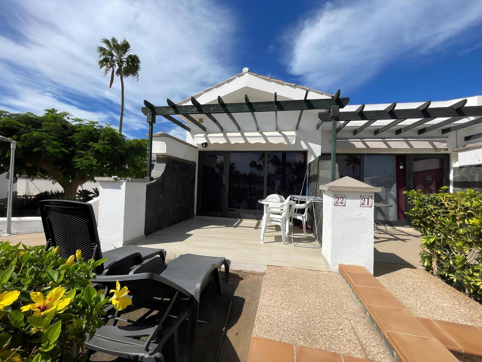 Bungalow Enfrente Piscina En Maspalomas Маспаломас Экстерьер фото